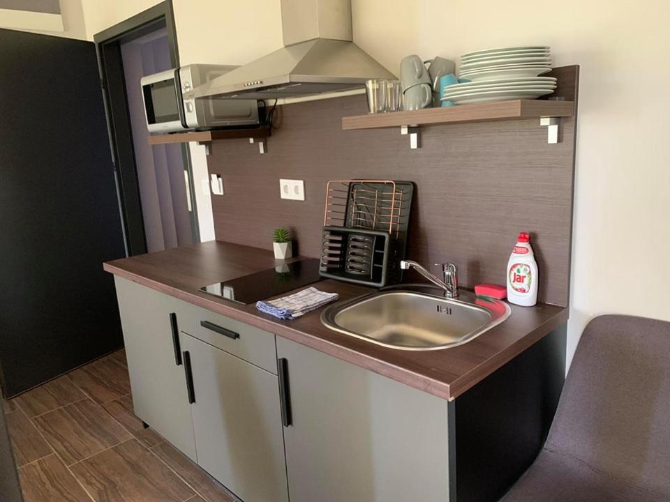 Balkon Apartmanhaz Panzio 블로톤퓌레드 외부 사진